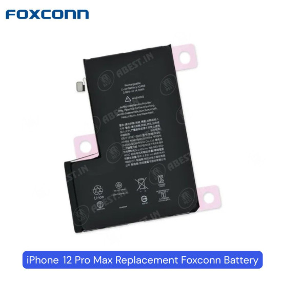REPLACEMENT FOR IPHONE 12 PRO MAX FOXCONN BATTERY